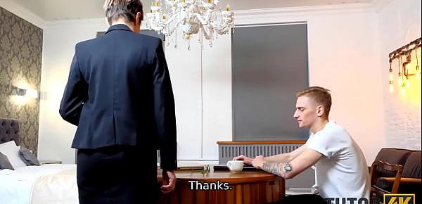 trendsTUTOR4K. Lucky stud manages to fuck experienced tutor in sexy stockings